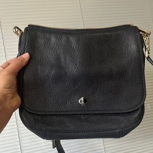Kate Spade Black Pebbled Leather Crossbody Bag